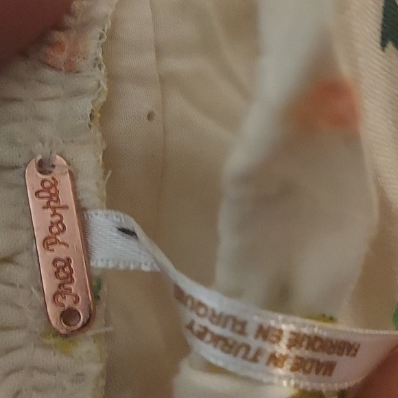 FREE PEOPLE Citrus Surprise Ruffled Open Tie Back Dress - Picture 12 of 12